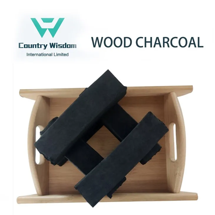 Cooking Heating Smokeless BBQ Bamboo Wood Charcoal Board