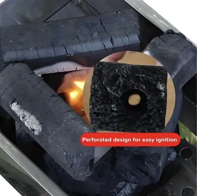 DŘEVĚNÉ UHLÍ Bezdýmné a bez chuti Rychle hořící vysokoteplotní grilovací uhlík