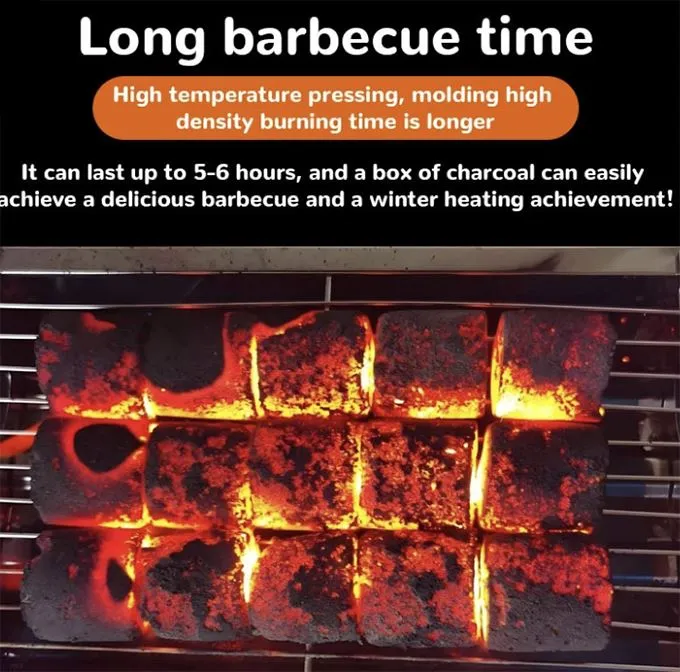 DŘEVĚNÉ UHLÍ Ekologicky šetrné přírodní bezkouřové vysoce kvalitní bambusové dřevěné uhlí pro grilování